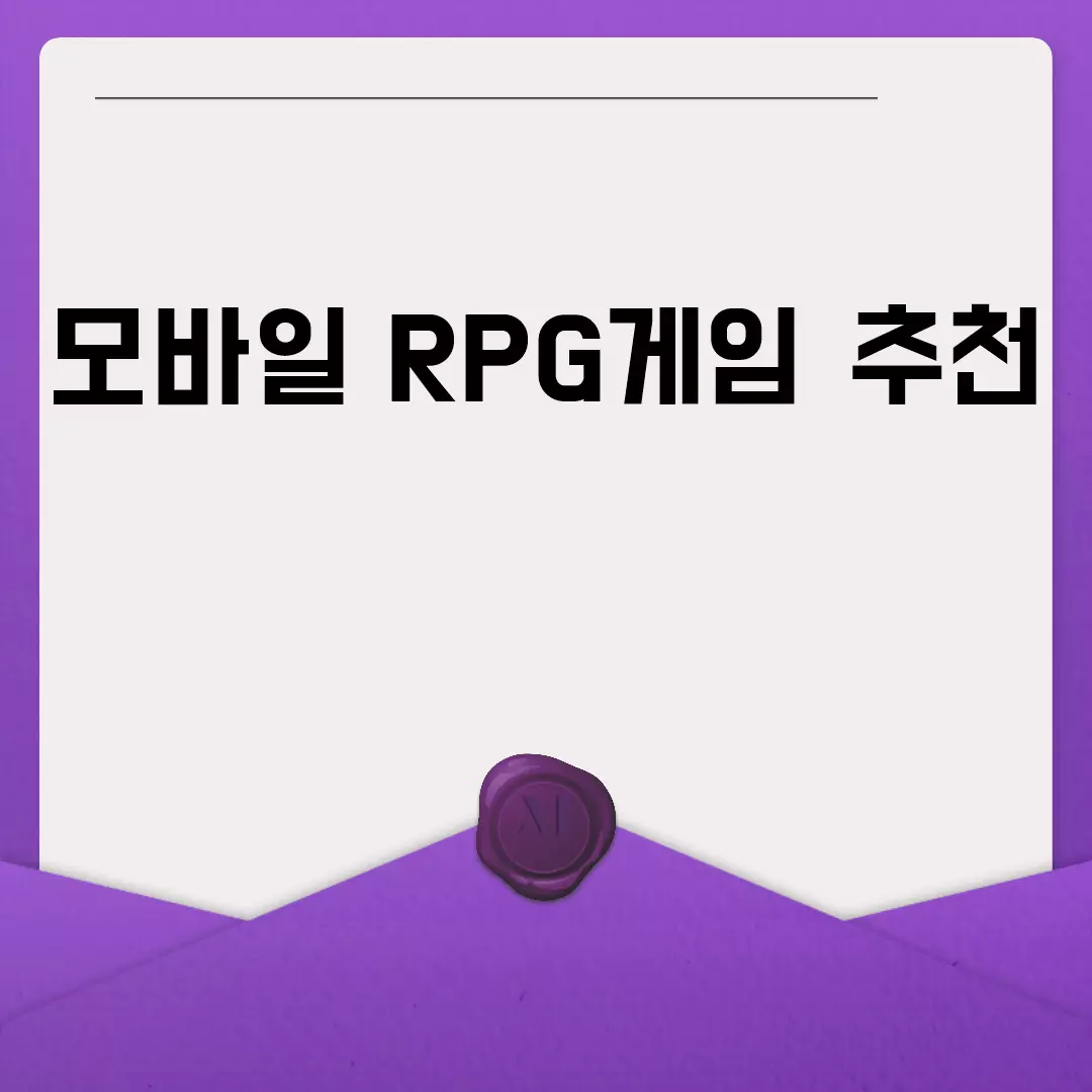 2023 모바일 RPG게임 추천 TOP10 리스트